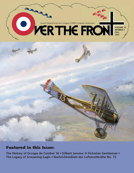 OTF Volume 16, No. 3 Fall 2001