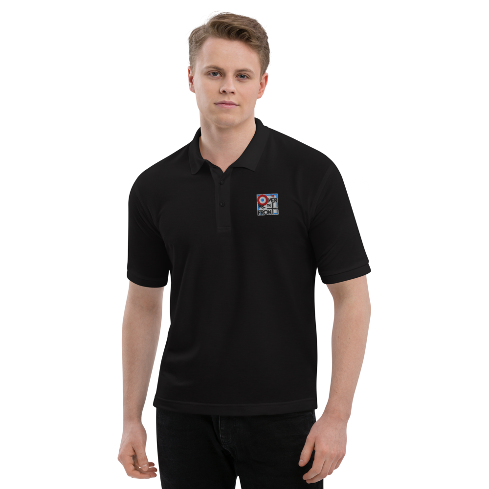 OTF men's premium polo French national colors