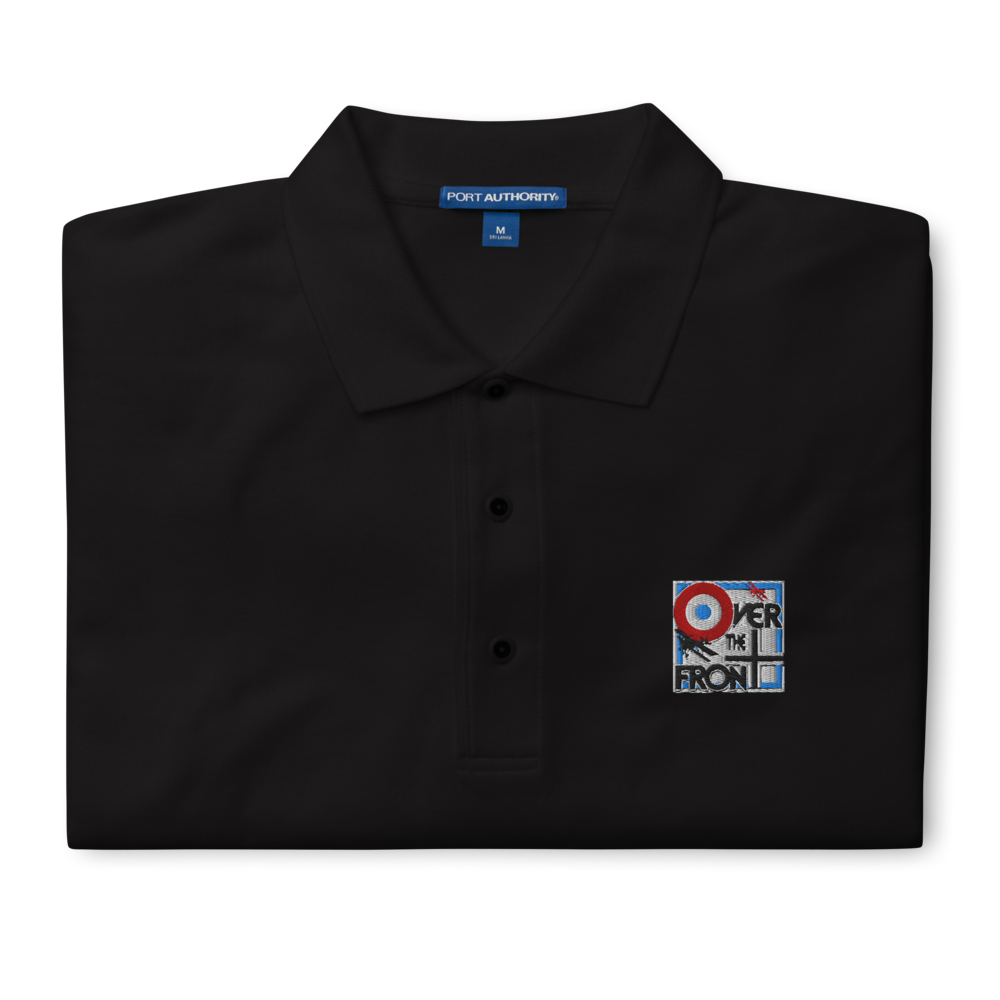 OTF men's premium polo French national colors