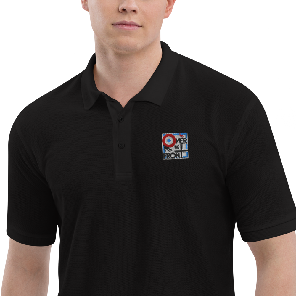 OTF men's premium polo French national colors