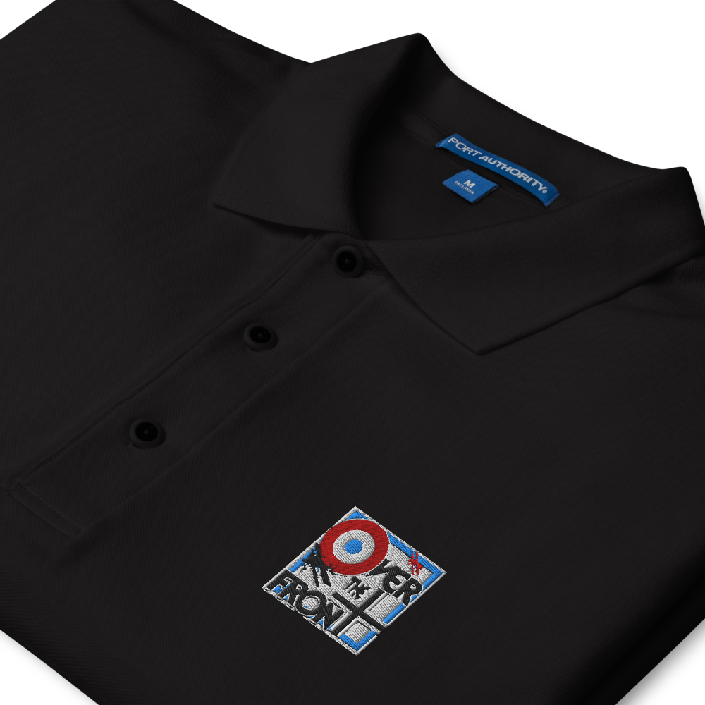 OTF men's premium polo French national colors